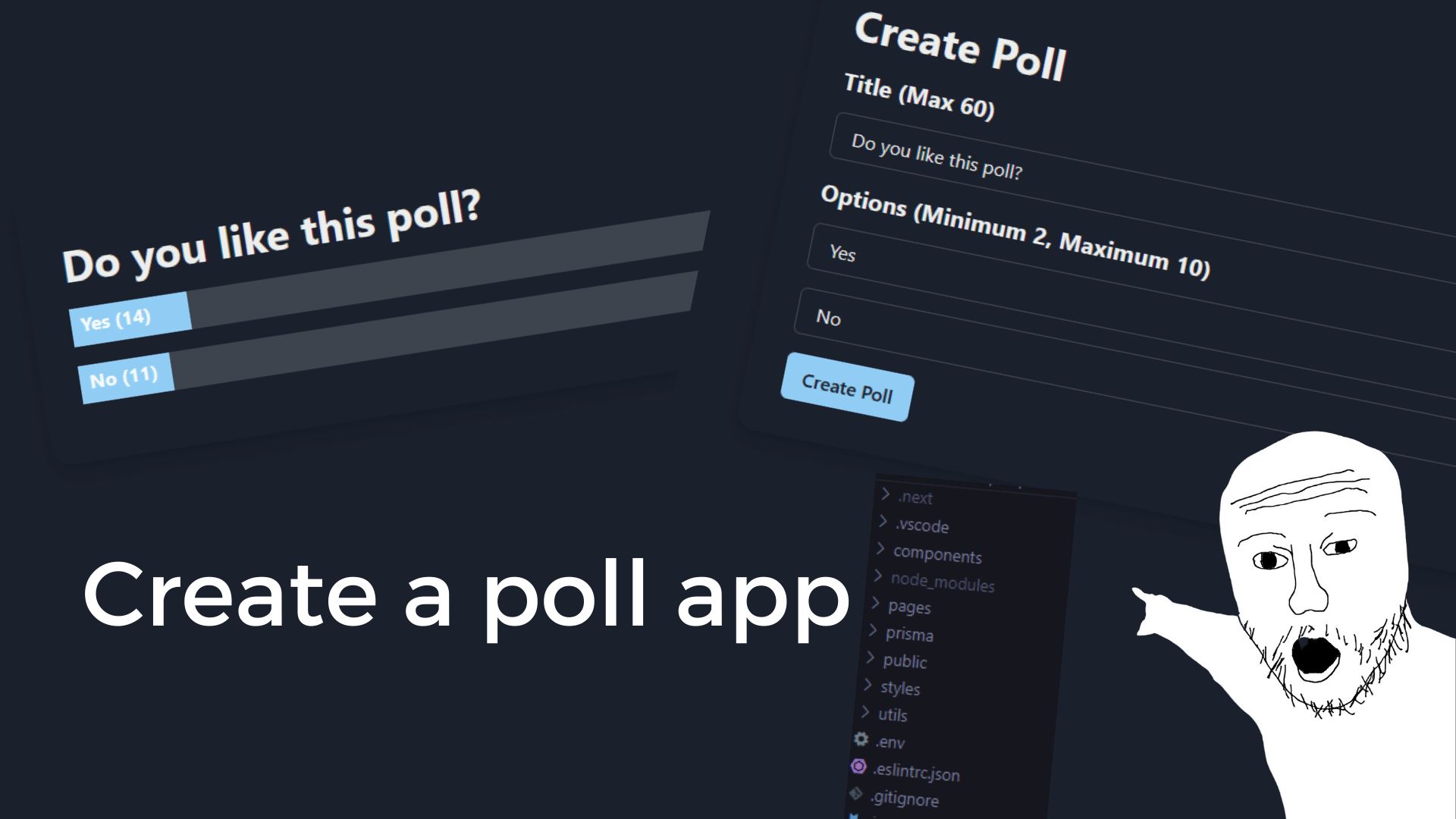 Poll App using Next.js image