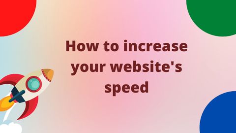 Methods to make your website faster image